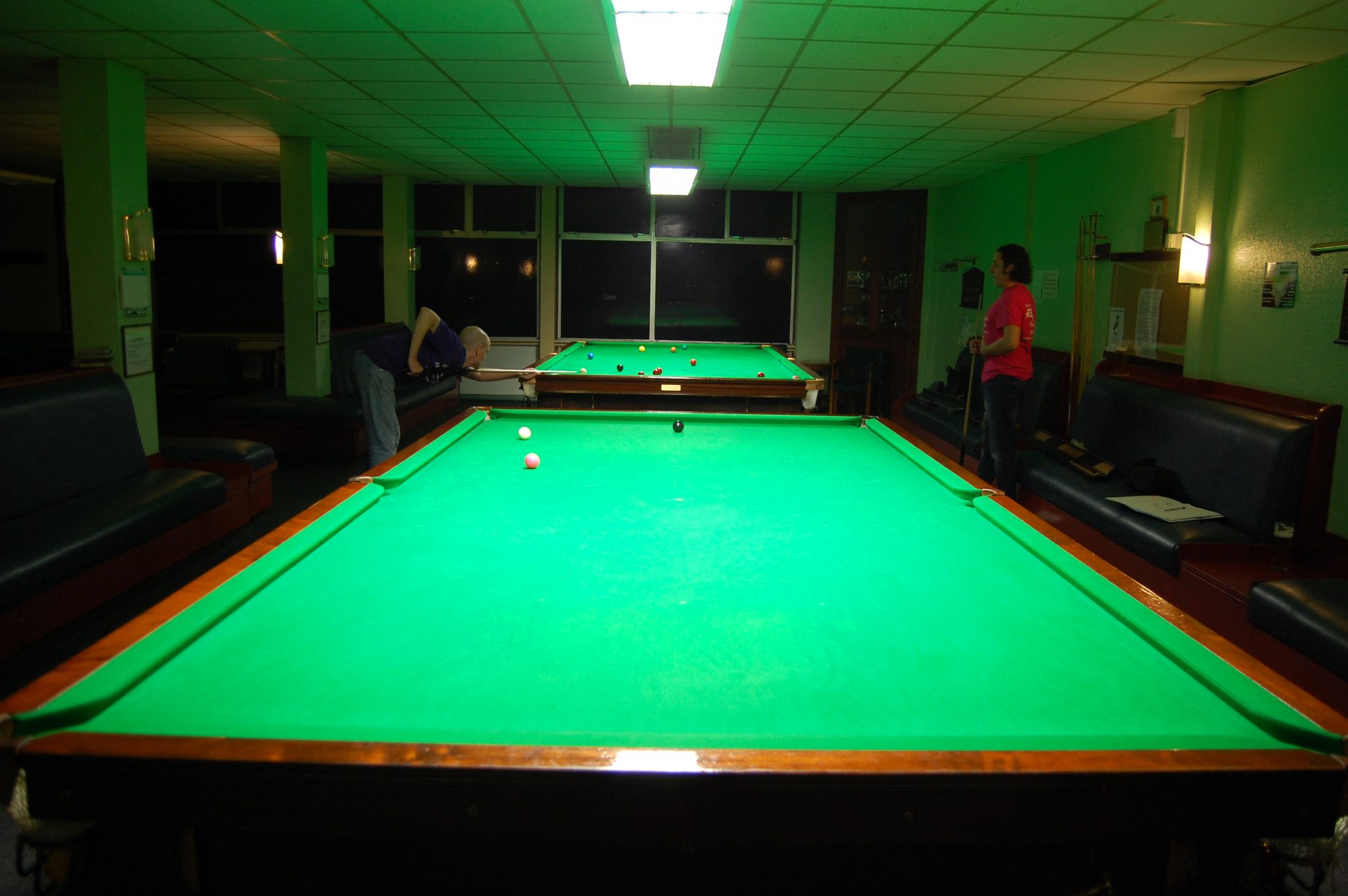 Jon wins his third frame in a row at Plessey Club