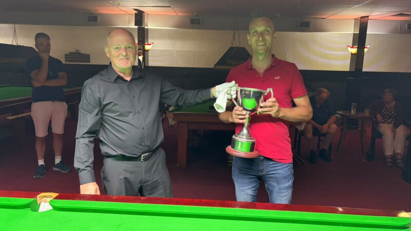 Jim Harrison wins the Alan Cunningham Trophy